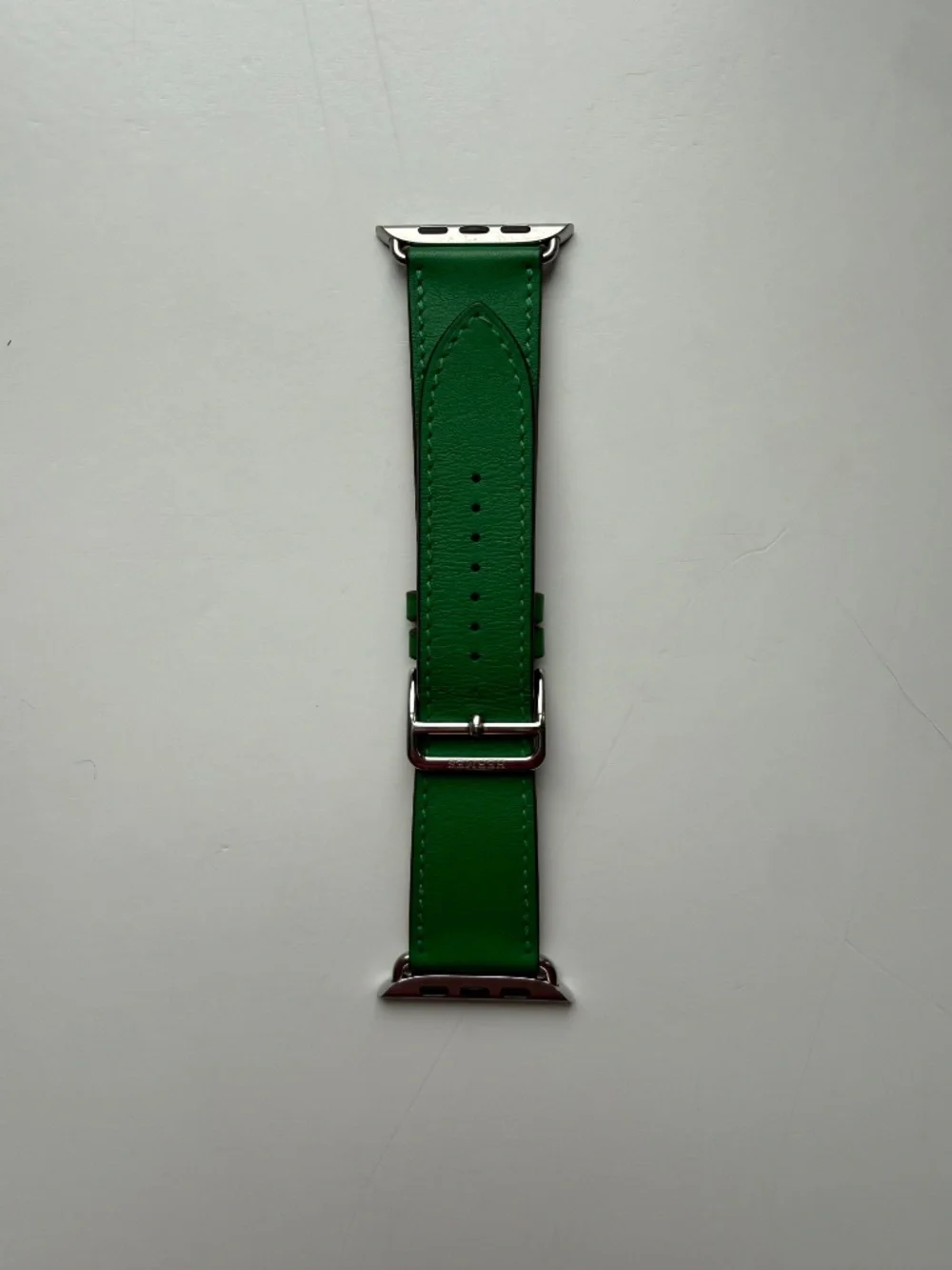 Apple Watch Hermès - 46mm Green leather band